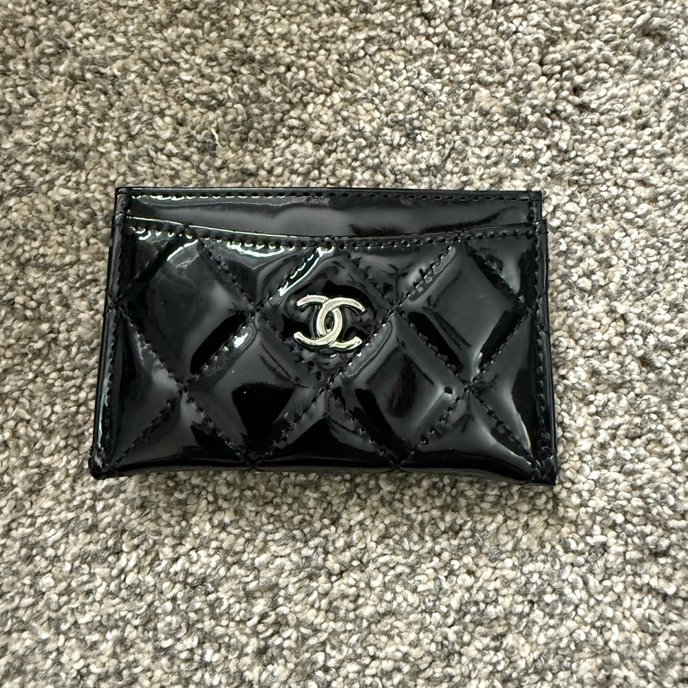 Chanel Black Quilted Wallet